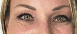 blondie after soft fill brow