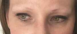 blondie before soft fill brow